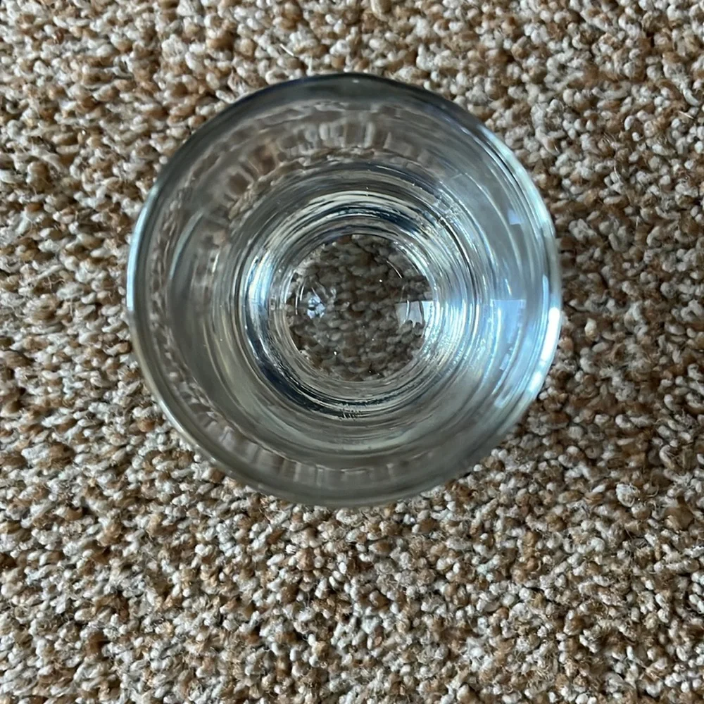 Clear shot glass 2” Tall Heavy Bottom